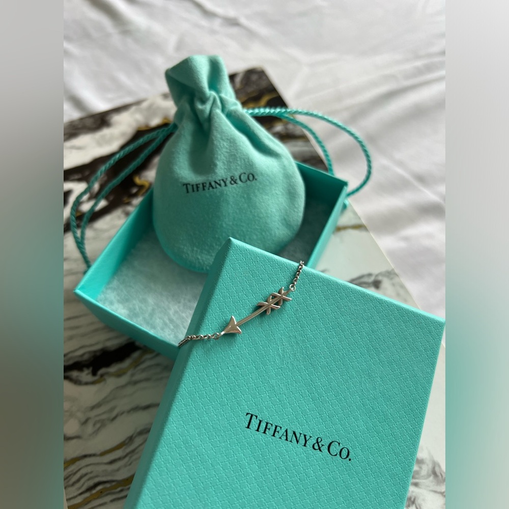 Tiffany & Co. Silver Paloma’s Graffiti Arrow Bracelet Size Small